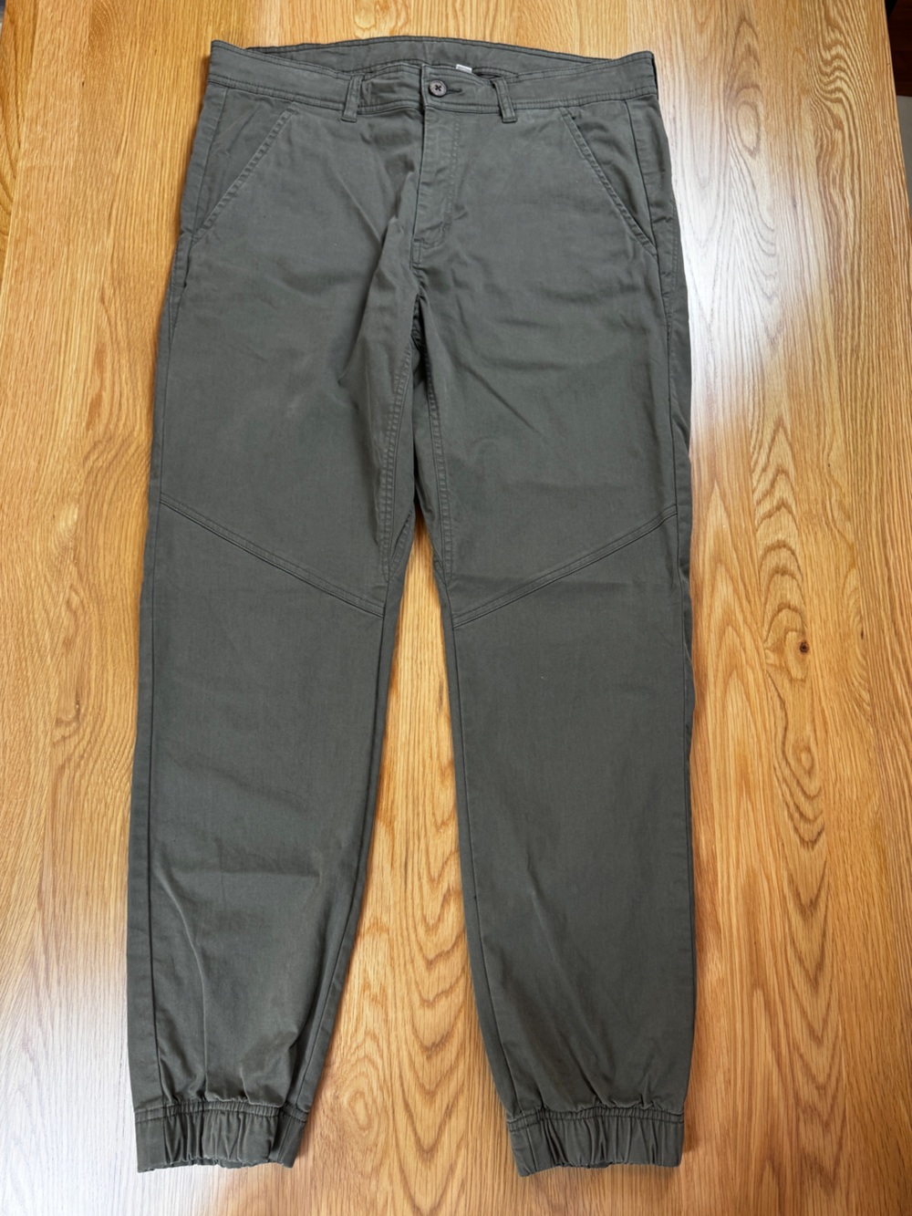 tentree Olive Green Jogger Chinos